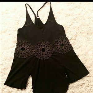 Free people size M crochet tank